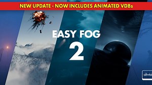 iBlender双语版插件 Easy Fog 2.40 易雾 50种资产雾场烟雾氛围云雾VDB爆炸效果 Blender教程