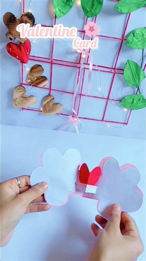 DIY Pop Up Valentine Card | Easy Paper Craft#viral#shorts#craft#trending#ytshorts#ytviral