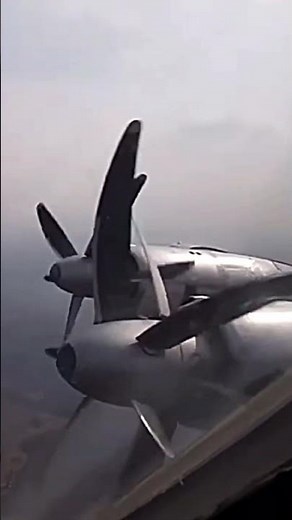 Tu-95 Takeoff to Landing (Watch Those Propellers)