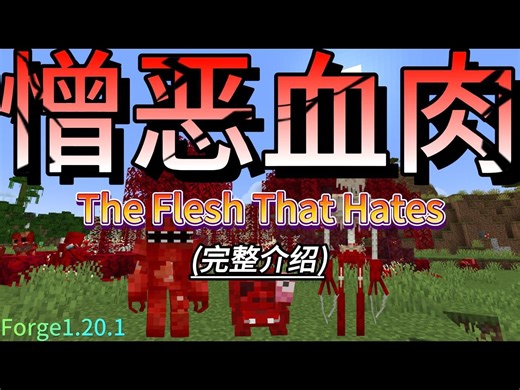 我的世界：The Flesh That Hates(憎恶血肉)模组-完整介绍