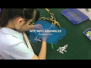 MTP/MPO Fiber Cable Assemblies Production Line Factory
