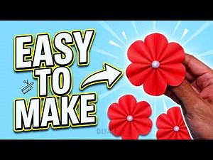 Make Beautiful Paper Flowers with This Easy Method | DIY Craft