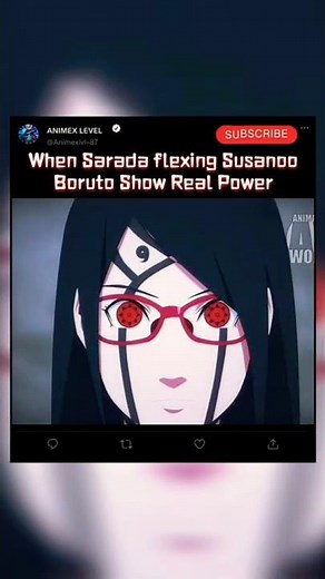 When Sarada Flexing Susanoo [ Boruto Show Real Power ]👿🤯