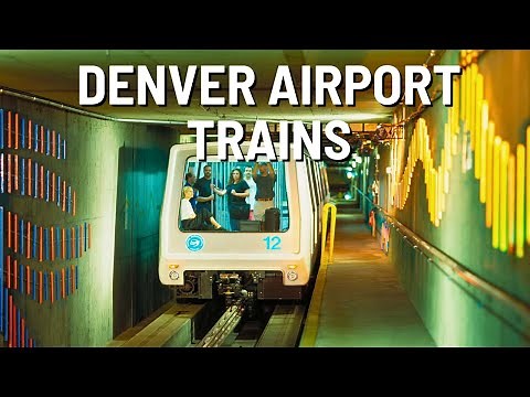 DEN Terminal Trains A B C 🇺🇸 Denver International Airport