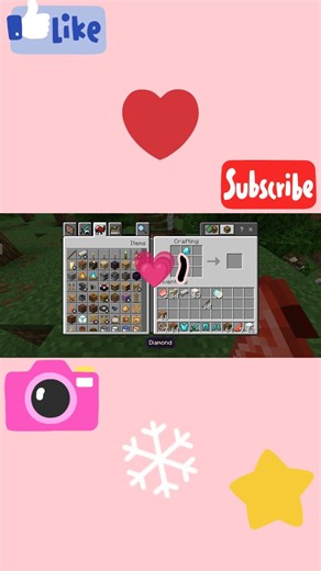 how make to diamond sword ❤️💗#minecraft sorts#videos👍👍