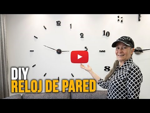 DIY: 🕓 RELOJ DE PARED EN MADERA MDF aprende cómo hacerlo.