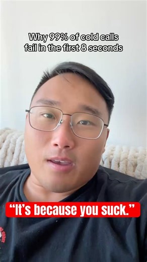 Why 99% of cold calls FAIL in the first 8 seconds 💀 #coldcalling #salestraining #realestate