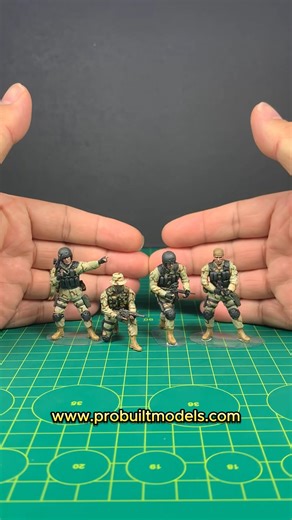 1/35 Pro-painted US Delta Force team. This was built and painted from the Dragon Models #probuiltmodel #deltaforce #blackhawkdown #miniature #scalemodel #modelkit #militarymodel #plasticmodel #dragonmodels #paintedminiatures | Pro Built Model
