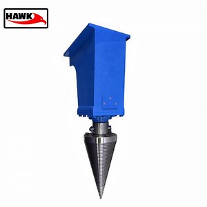 [Hot Item] CE Certified Hydraulic Drill Cone Wood Log Splitter