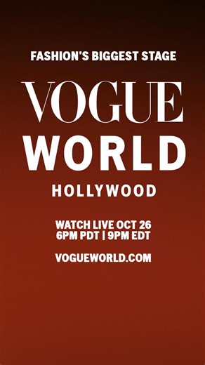 And… scene! #VogueWorld: Hollywood awaits. | Vogue