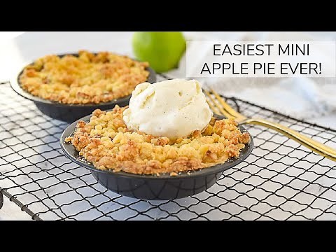 Easy Mini Apple Pie for Two - No pastry crust!