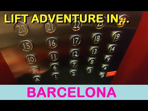 Lift adventure in Barcelona