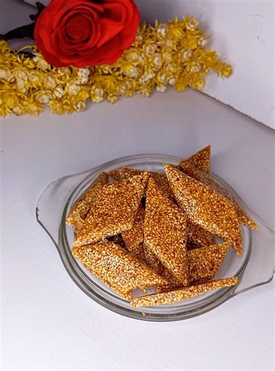 Delicious Sesame Candy Recipe from Tasneem's Kitchen