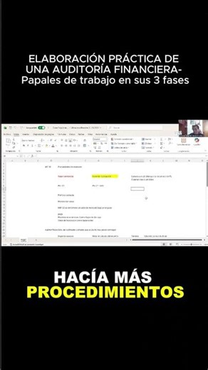 💼ELABORACIÓN PRÁCTICA DE UNA AUDITORÍA FINANCIERA- Papales de trabajo en sus 3 fases #parte1