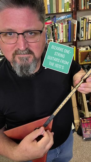 BIZARRE 1-STRING GUITARS from the 1920’s - the Marxolin and Violin-Uke. #slideguitar #hawaiianguitar #steelguitar #guitar #ukulele #musochistory #thedoors #marxophone