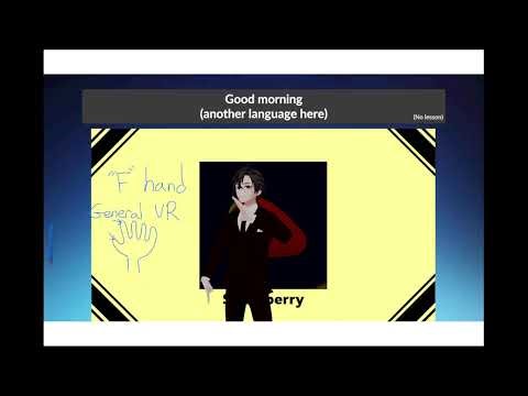 VR Sign Language Class Live