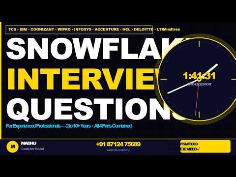 Snowflake Interview Questions Asked in TCS IBM Cognizant Wipro Infosys | Time Variant #Snowflake