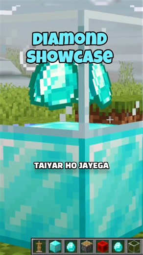 How to Make a Diamond Showcase in Minecraft 💎