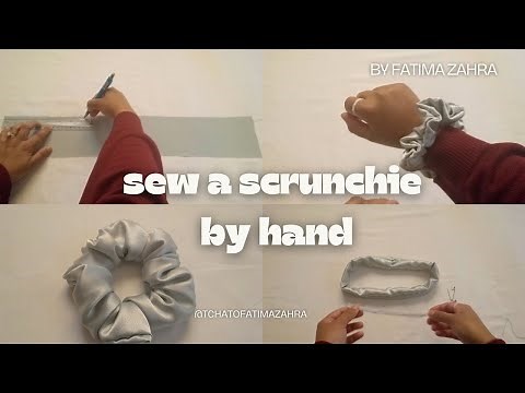 DIY Hair Scrunchie - SUPER EASY SEWING TUTORIAL
