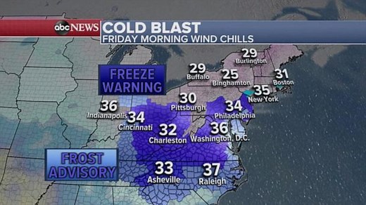 Severe storms to follow spring cold in South