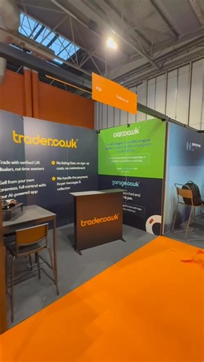 Stand setup for tomorrows Automotive Management Live 2025 | Trader.co.uk