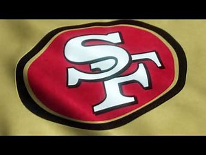 San Francisco 49ers Logo Flag Animation Loop