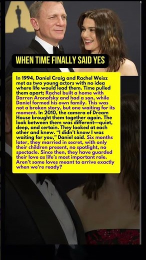 From Strangers to Forever: Daniel Craig & Rachel Weisz