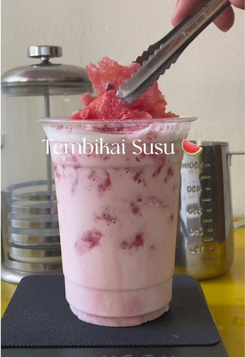 Resipi Air Tembikai Susu yang Segar dan Mudah