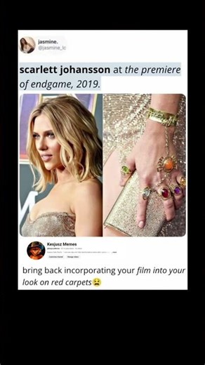 Scarlett Johansson REALLY wore the Infinity Stones 😳💎 #shorts
