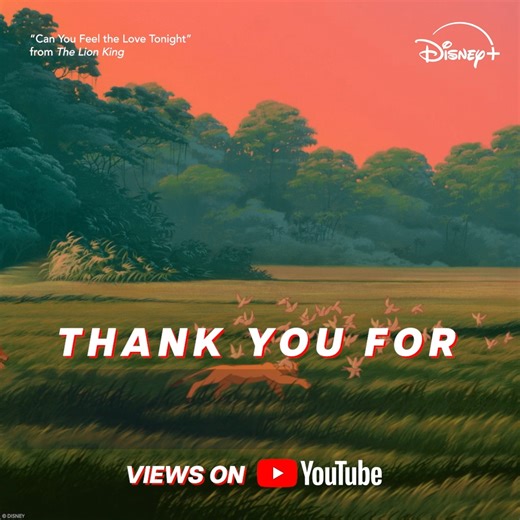 13K views · 217 reactions | We are feeling the love! 李 "Can You Feel The Love Tonight" from The Lion King has officially hit 300M views on DisneyMusicVEVO! Watch: https://youtu.be/25QyCxVkXwQ The Lion King is available now on Disney+. | Walt Disney Records | Facebook