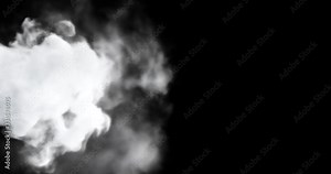 Smoke and atmospheric effects for video editor, compositions. Cinematic visual effect to create natural organic motion and spatial volume and in a scene. Can be stylized using screen and tint effect.