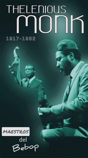Thelonious Monk 1917 -1992 E.U.A Pianista y Compositor de bebop jszz #jazzmusicians #jazzmasters
