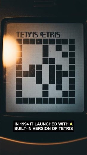 The First Mobile Game Wasn't Snake 📱🕹️ #shorts