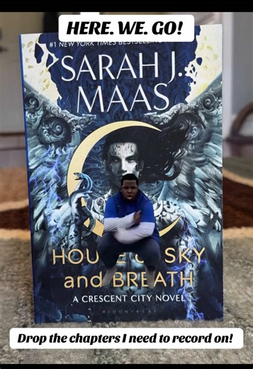 Let me know what pages/chapters I HAVE to record on and I’ll see you all on the other side! 🫡 #CrescentCity #houseofskyandbreath #sarahjmaas #booktok