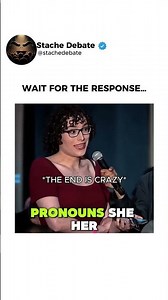 😳 “I can speak English!” — an audience member opens a public debate exchange with a statement that