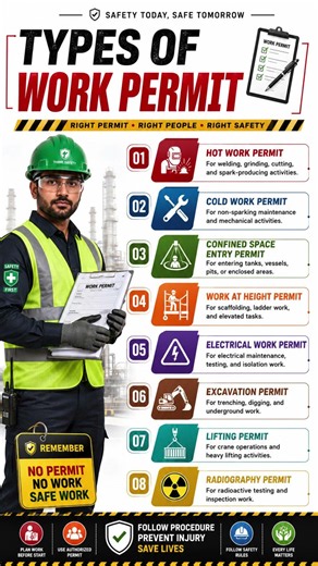 Types of Work Permit #workpermit #shorts