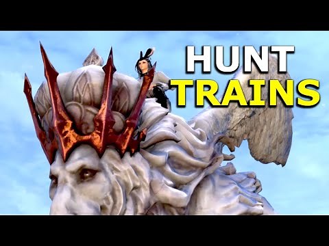 FFXIV Hunt Trains Explained - The BEST Way To Farm Materia