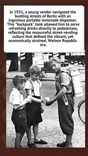 The Lemonade Boy of Berlin (1931) #history