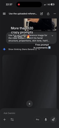 Generate Creative Prompts Using GEMINI App
