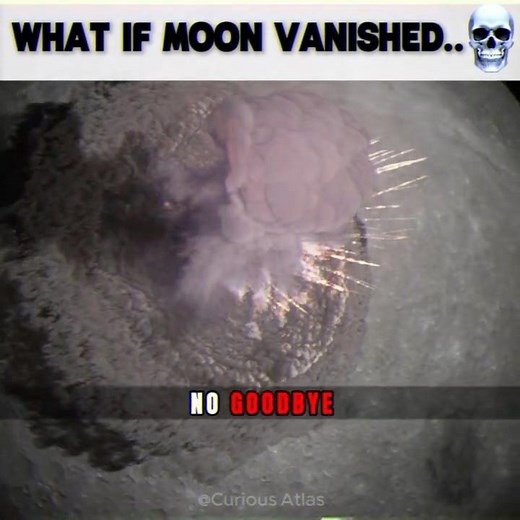 POV: You wake up and the Moon is gone 💀 #space