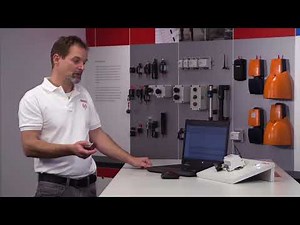Wireless receiver with RS232 interface: configuration and function