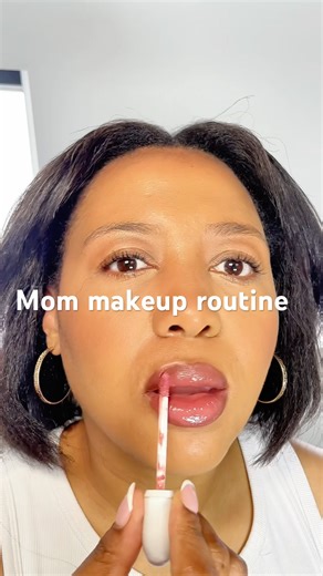 My easy mom makeup routine #momglowup #mommakeup #easymakeuproutine