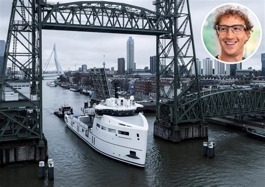 Mark Zuckerberg is the mystery billionaire who has purchased the world's most expensive support ship. The $100 million U-81, which features a helipad, tender boats, and a crane to retrieve submersibles, will join the Meta CEO's $330 million fleet of superyachts. - Luxurylaunches