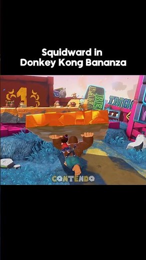 Squidward in Donkey Kong Bananza