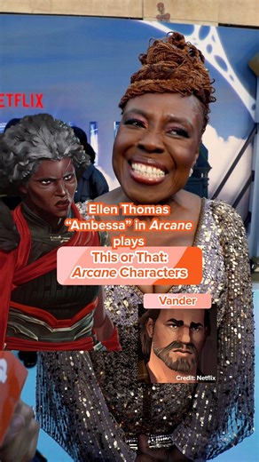 Catch Ellen Thomas as Ambessa on Arcane now streaming on Netflix! #arcane #ellenthomas #thisorthat #netflix #leagueoflegends #riotgames #celebsinapop #ambessa #ambessaarcane #arcaneambessa | APOP