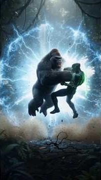 GORILLA VS ALIEN WARRIOR 👽🦍🔥 | Earth’s Most Brutal Battle