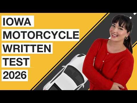 Iowa Motorcycle Written Test 2026 (50 Questions with Explained Answers)