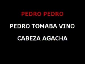 Pedro Nadie Karaoke