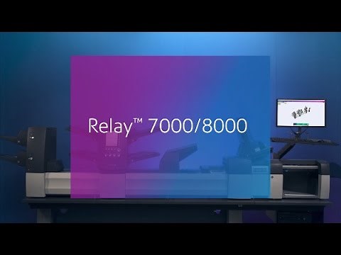 Pitney Bowes Relay 7000 and Relay 8000 Inserter Demonstration