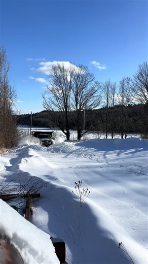 Winter Snow Plowing in New Boston, NH - February 2025